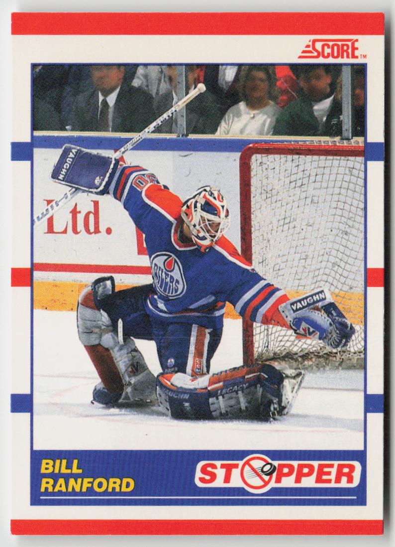 1990-91 Score Canadian #345 Bill Ranford