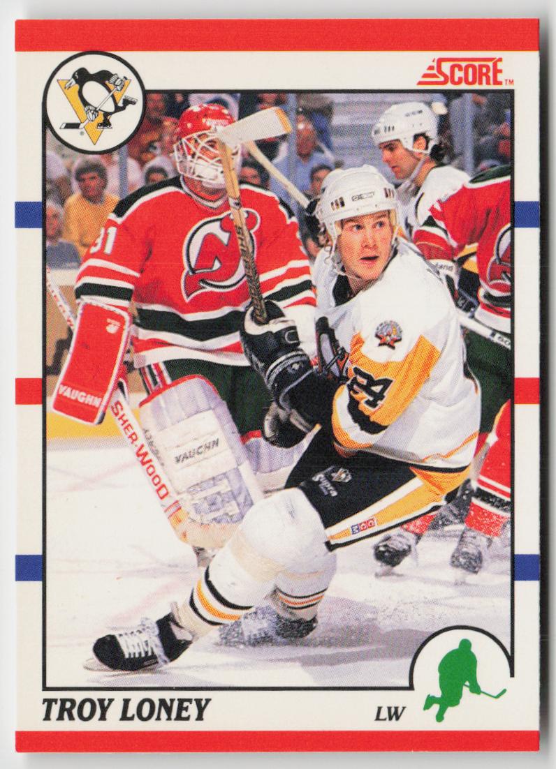 1990-91 Score Canadian #371 Troy Loney