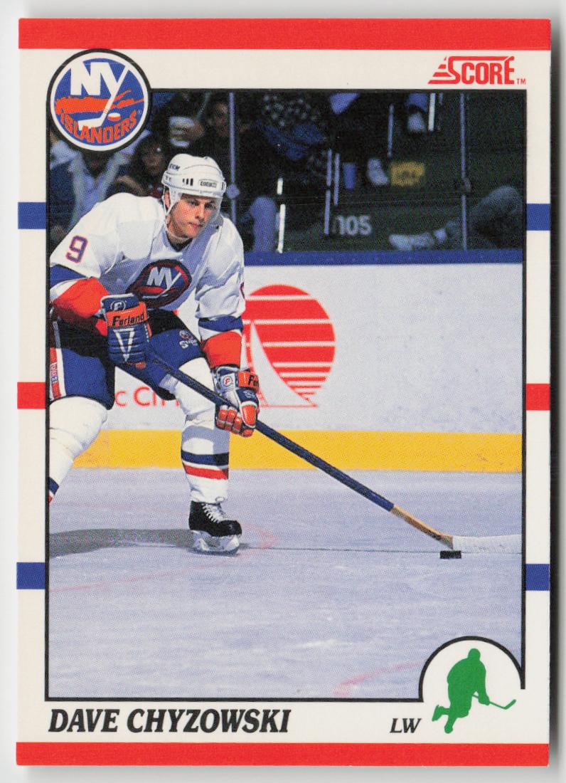 1990-91 Score Canadian #372 Dave Chyzowski