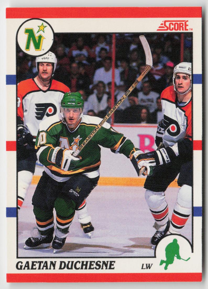 1990-91 Score Canadian #375 Gaetan Duchesne