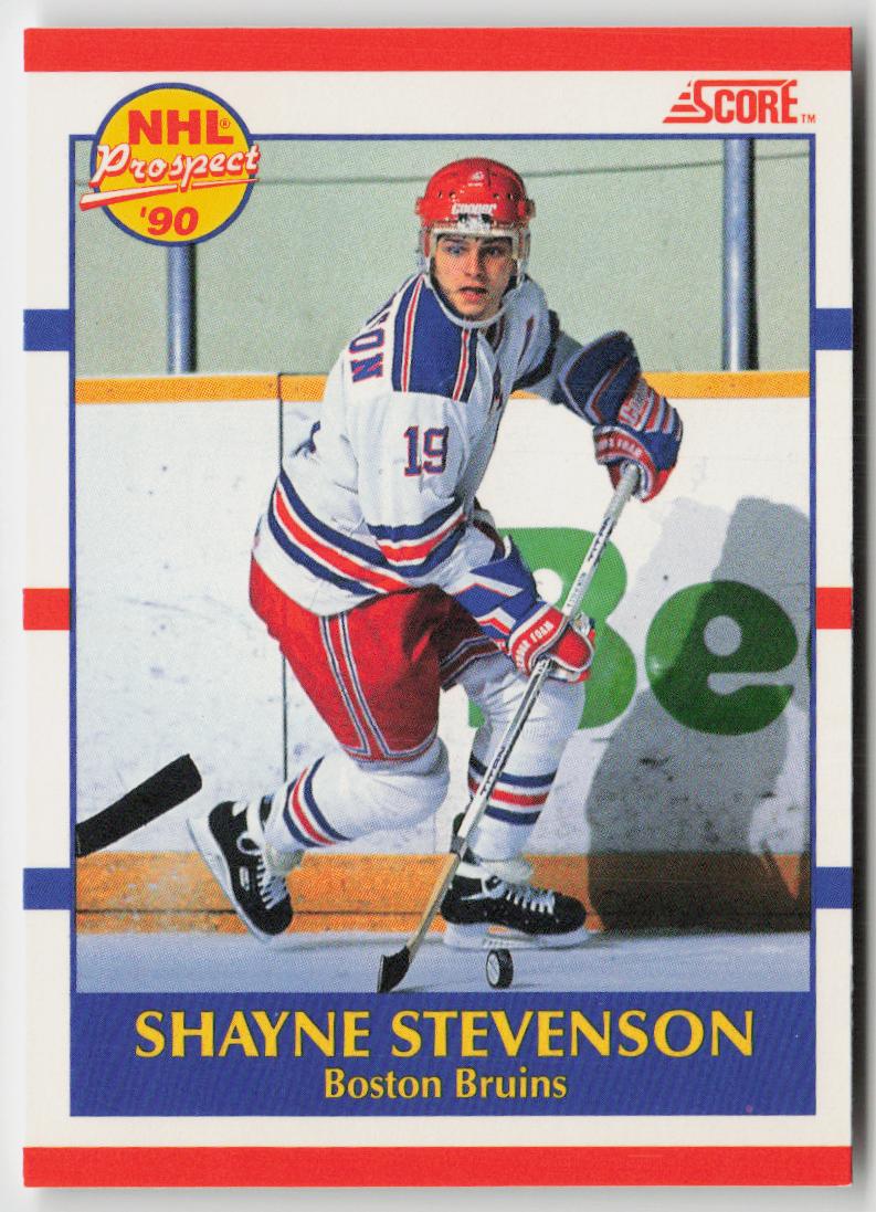 1990-91 Score Canadian #405 Shayne Stevenson