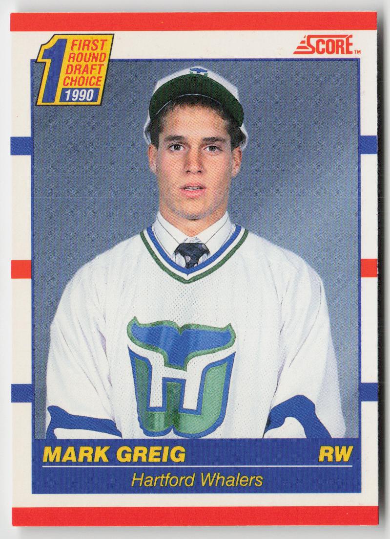 1990-91 Score Canadian #431 Mark Greig
