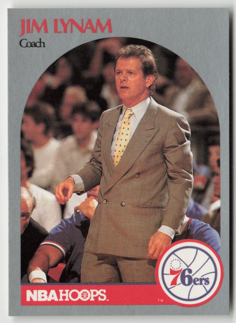 1990-91 Hoops #324 Jim Lynam