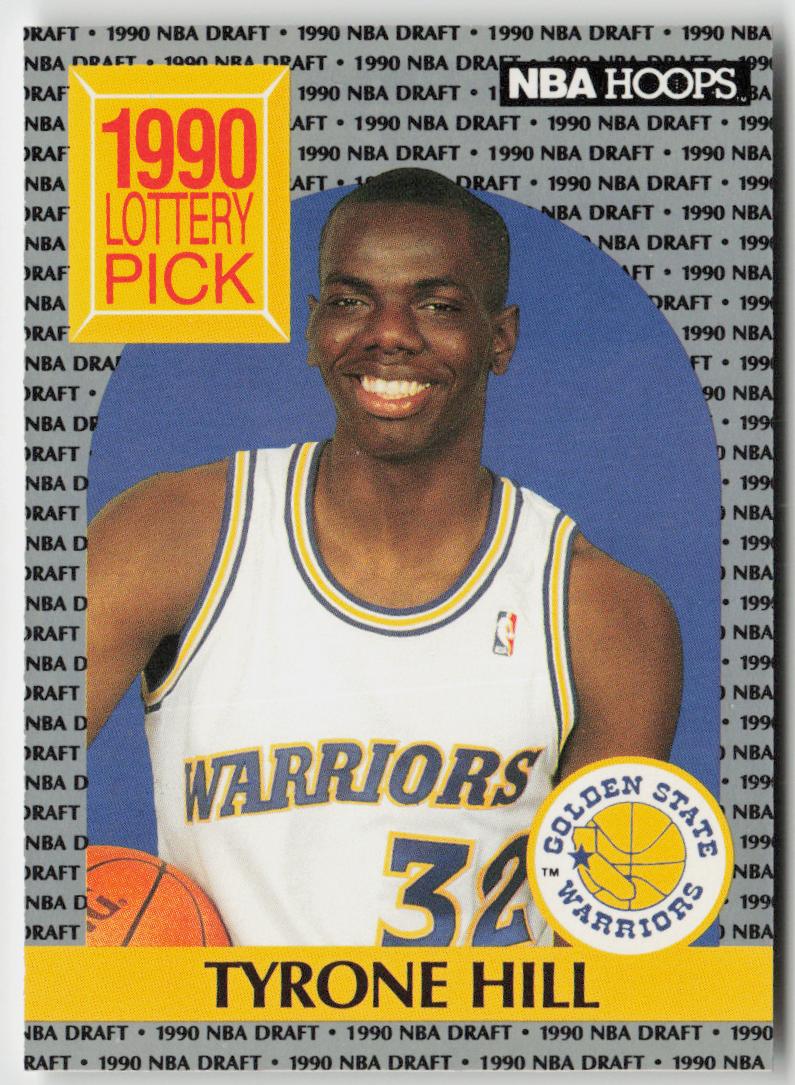 1990-91 Hoops #400 Tyrone Hill