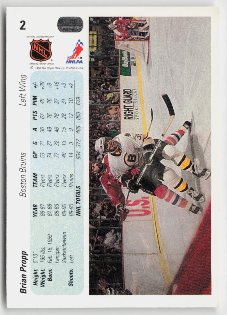 1990-91 Upper Deck #2 Brian Propp