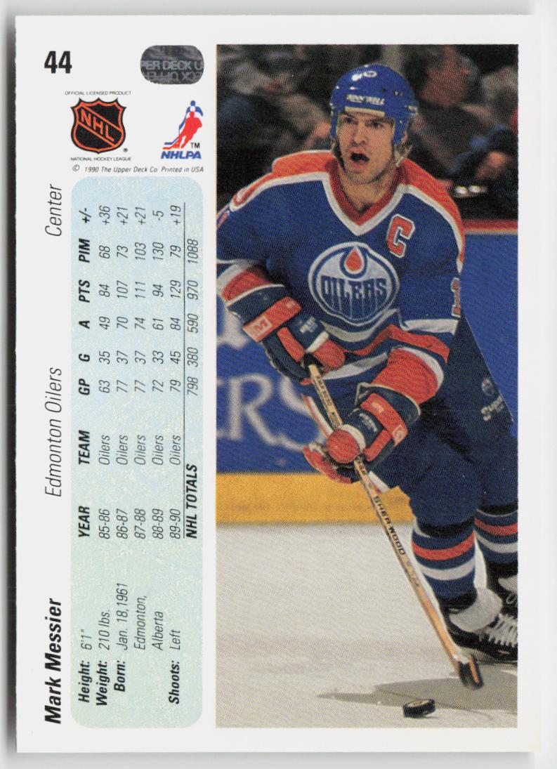 1990-91 Upper Deck #44 Mark Messier