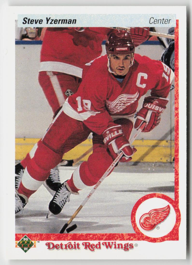 1990-91 Upper Deck #56b Steve Yzerman