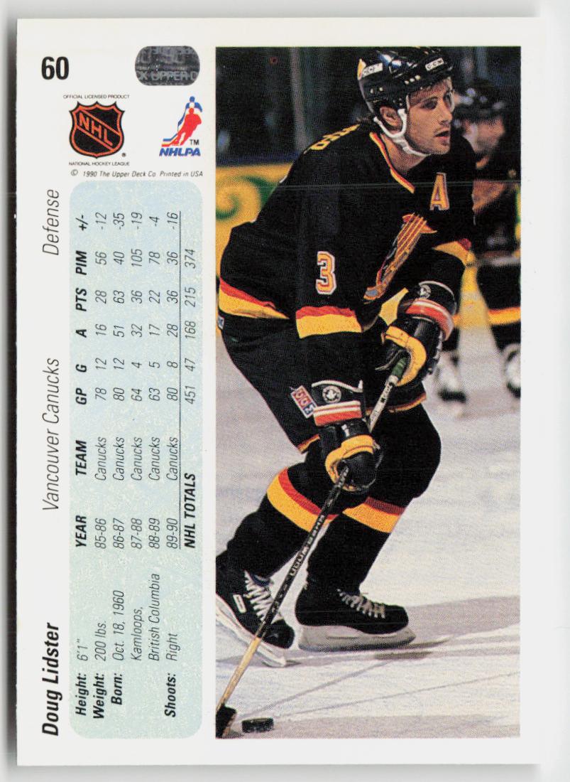 1990-91 Upper Deck #60 Doug Lidster