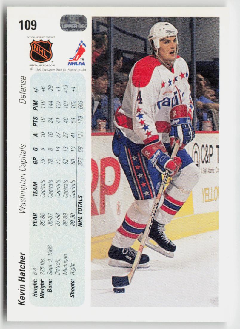 1990-91 Upper Deck #109 Kevin Hatcher
