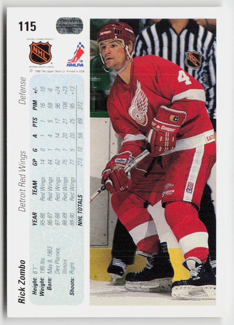 1990-91 Upper Deck #115 Rick Zombo