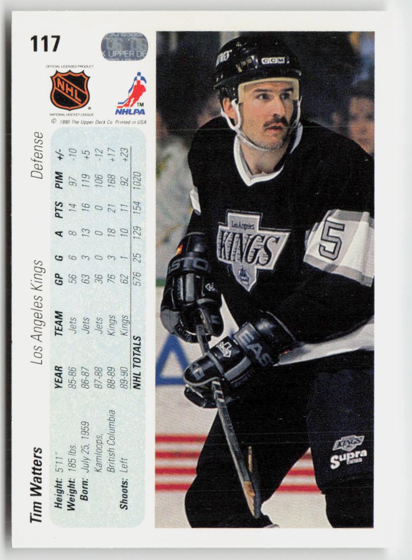 1990-91 Upper Deck #117c Tim Watters