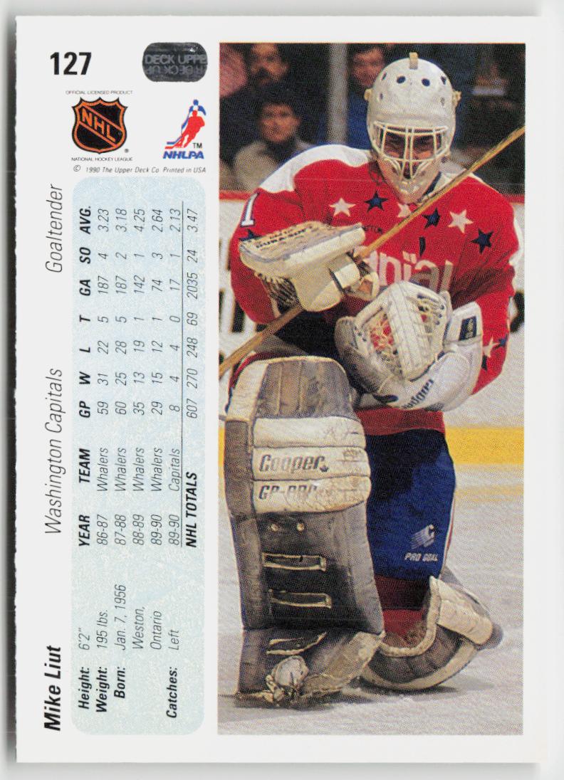 1990-91 Upper Deck #127 Mike Liut