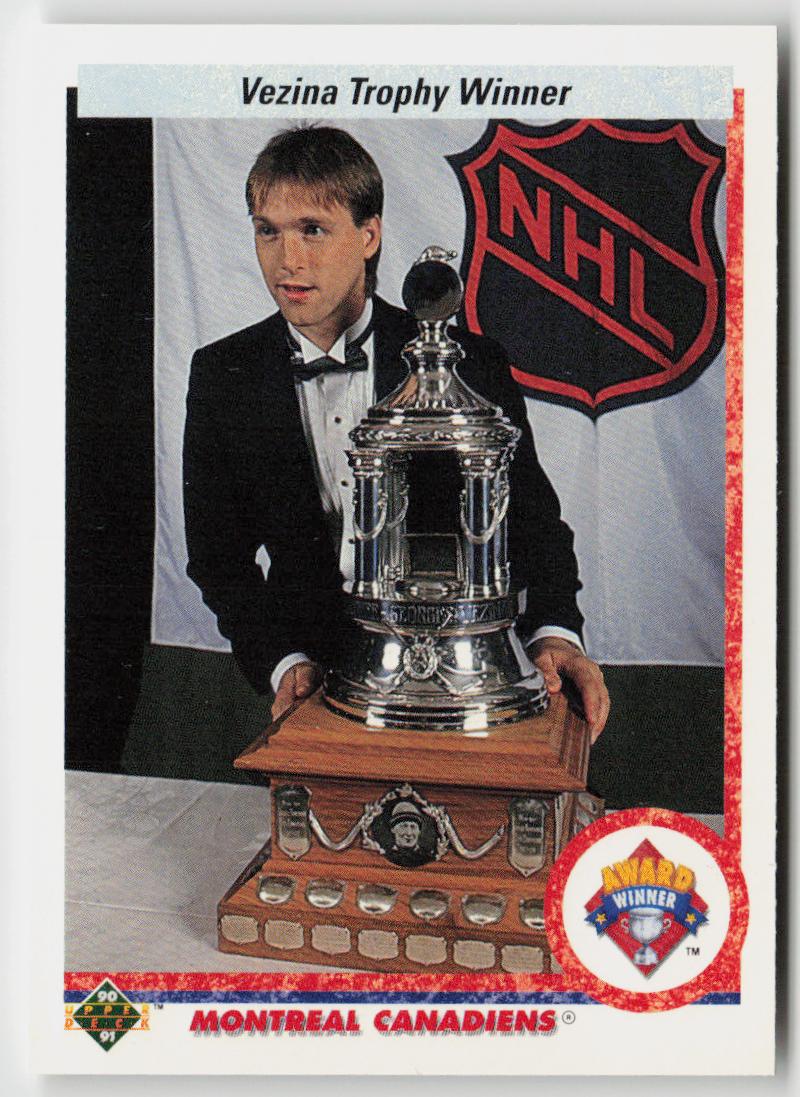 1990-91 Upper Deck #207b Patrick Roy