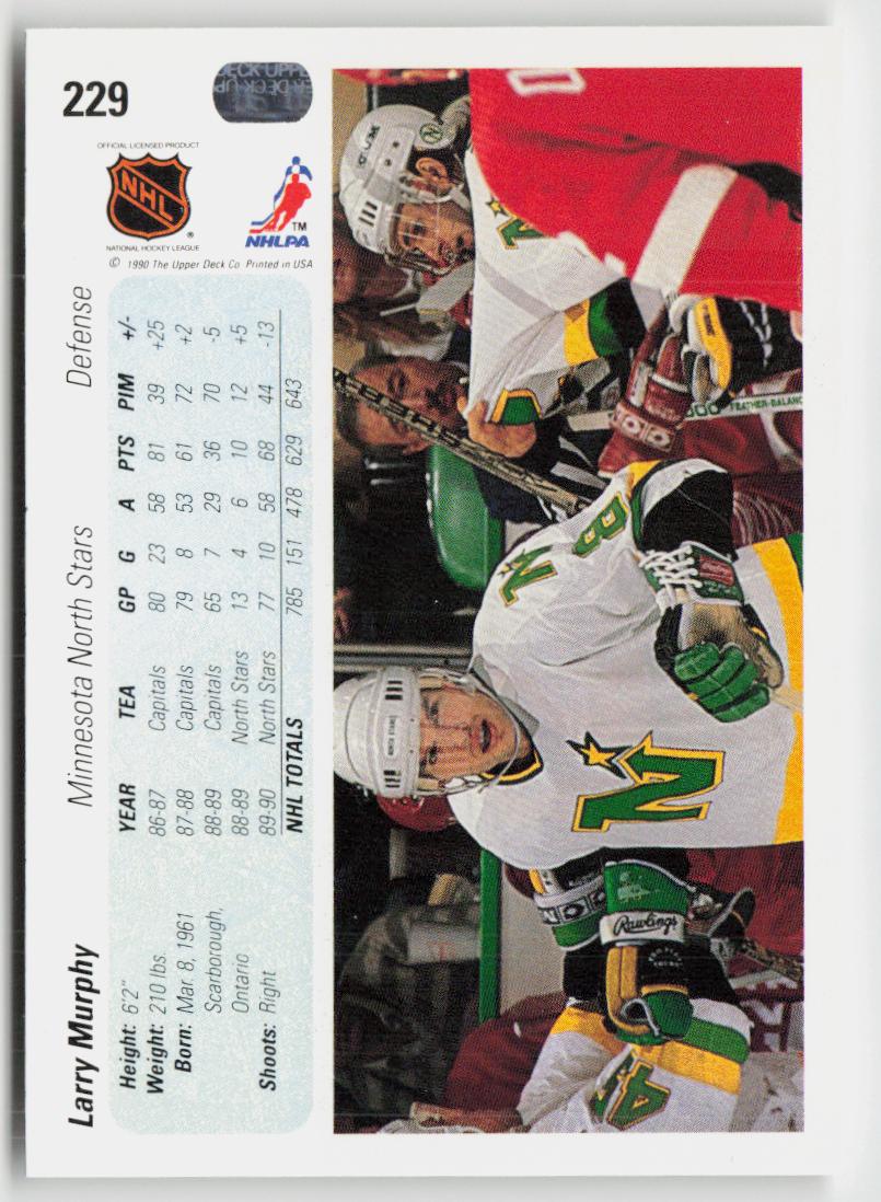 1990-91 Upper Deck #229 Larry Murphy