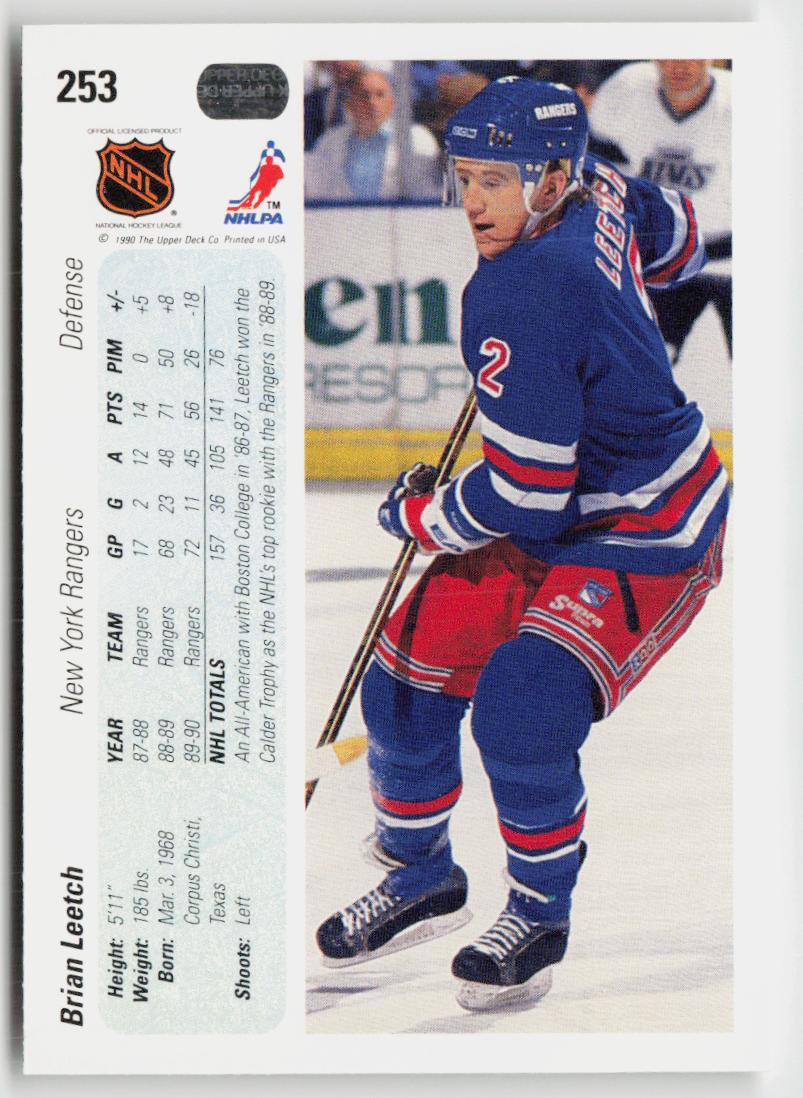 1990-91 Upper Deck #253 Brian Leetch