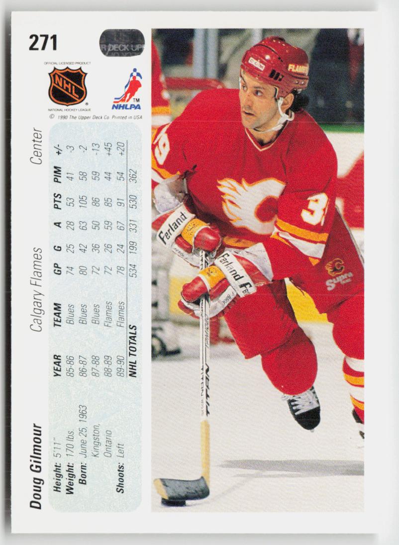 1990-91 Upper Deck #271b Doug Gilmour