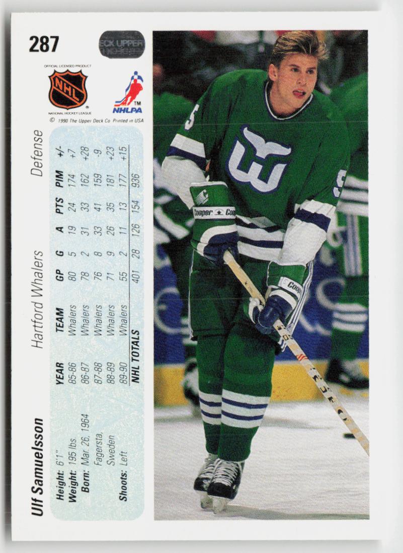 1990-91 Upper Deck #287 Ulf Samuelsson