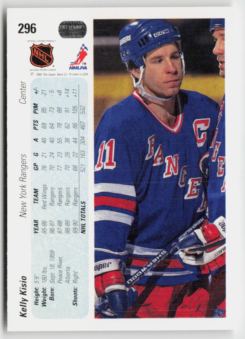 1990-91 Upper Deck #296 Kelly Kisio
