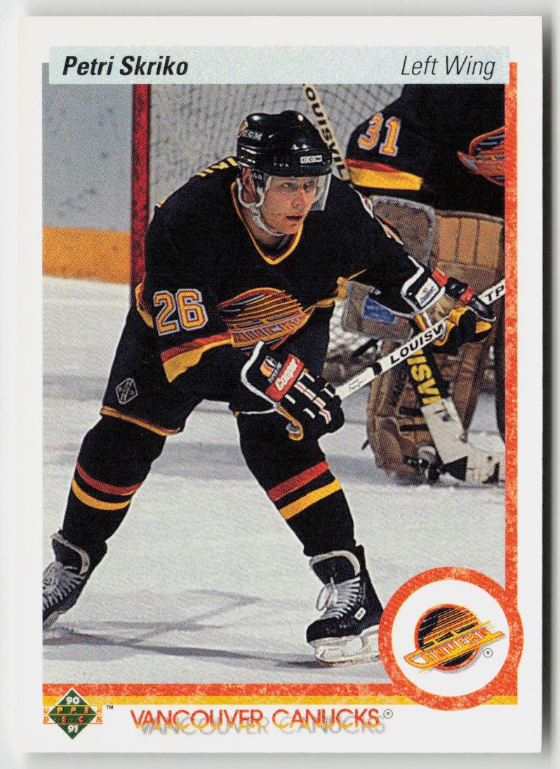 1990-91 Upper Deck #147b Petri Skriko