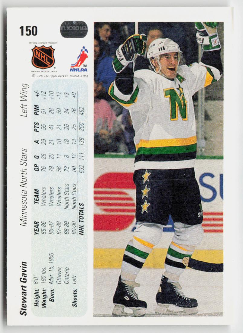 1990-91 Upper Deck #150c Stewart Gavin