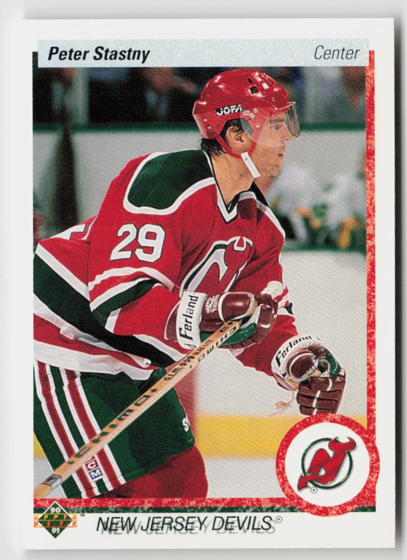 1990-91 Upper Deck #163c Peter Stastny