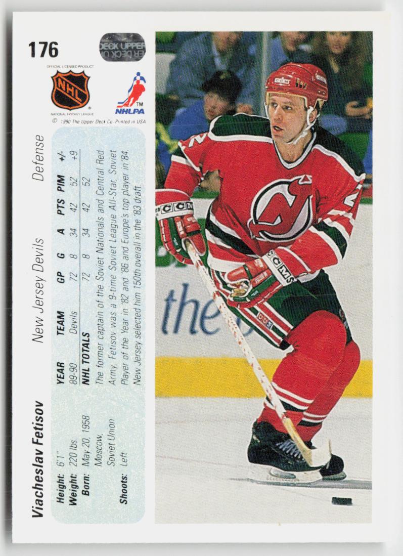 1990-91 Upper Deck #176 Viacheslav Fetisov