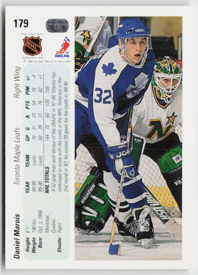 1990-91 Upper Deck #179 Daniel Marois