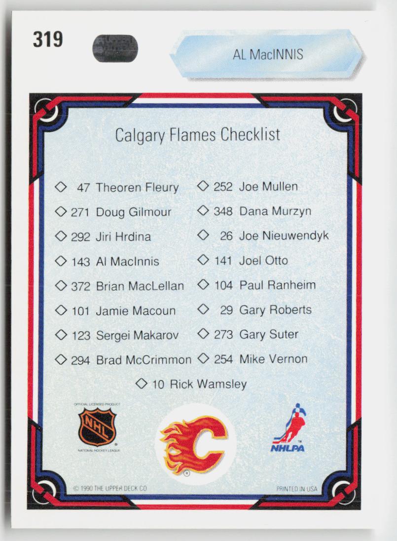 1990-91 Upper Deck #319 Al MacInnis