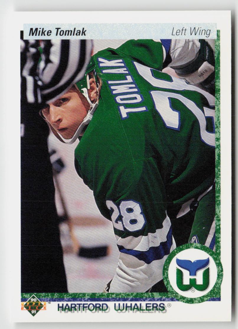 1990-91 Upper Deck #343b Mike Tomlak