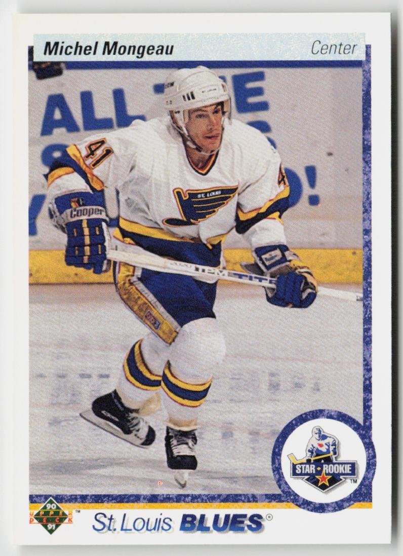 1990-91 Upper Deck #345b Michel Mongeau