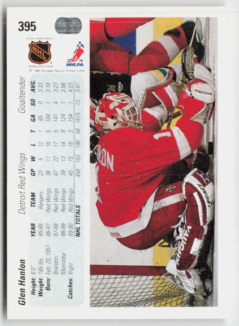 1990-91 Upper Deck #395 Glen Hanlon