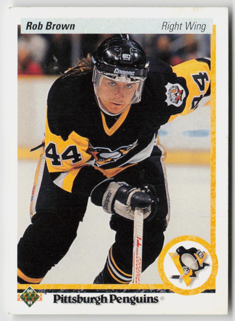 1990-91 Upper Deck #142b Rob Brown