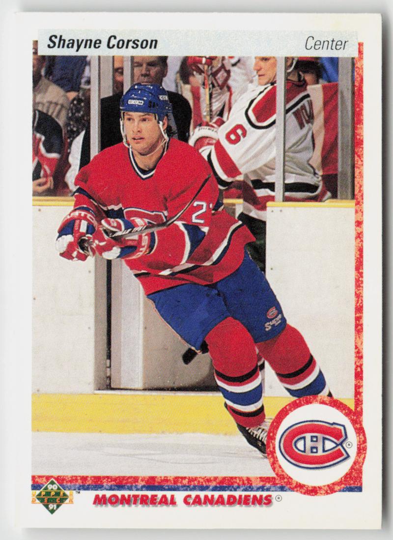 1990-91 Upper Deck #280b Shayne Corson