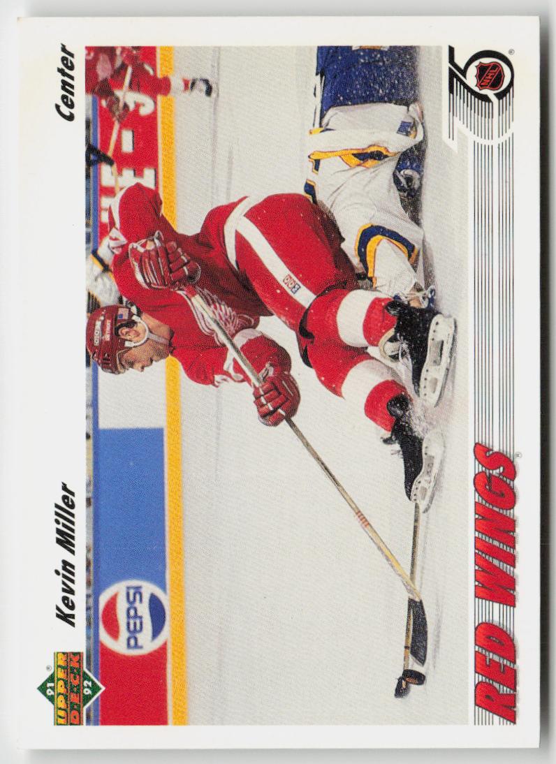 1991-92 upper deck #142 Kevin Miller