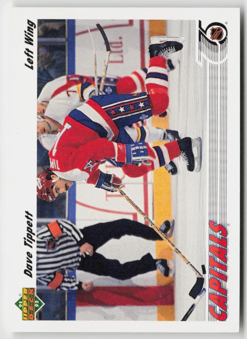 1991-92 upper deck #480 Dave Tippett