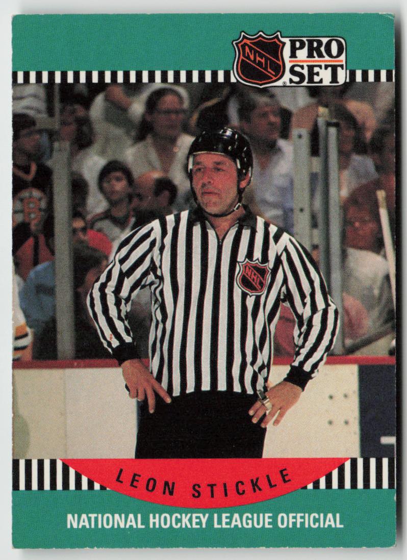 1990-91 Pro Set #700 Leon Stickle