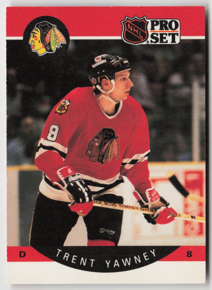 1990-91 Pro Set #64 Trent Yawney