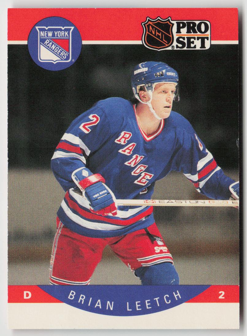 1990-91 Pro Set #201 Brian Leetch