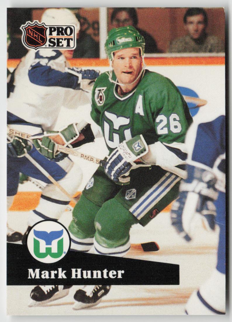 1991-92 Pro Set French #390 Mark Hunter