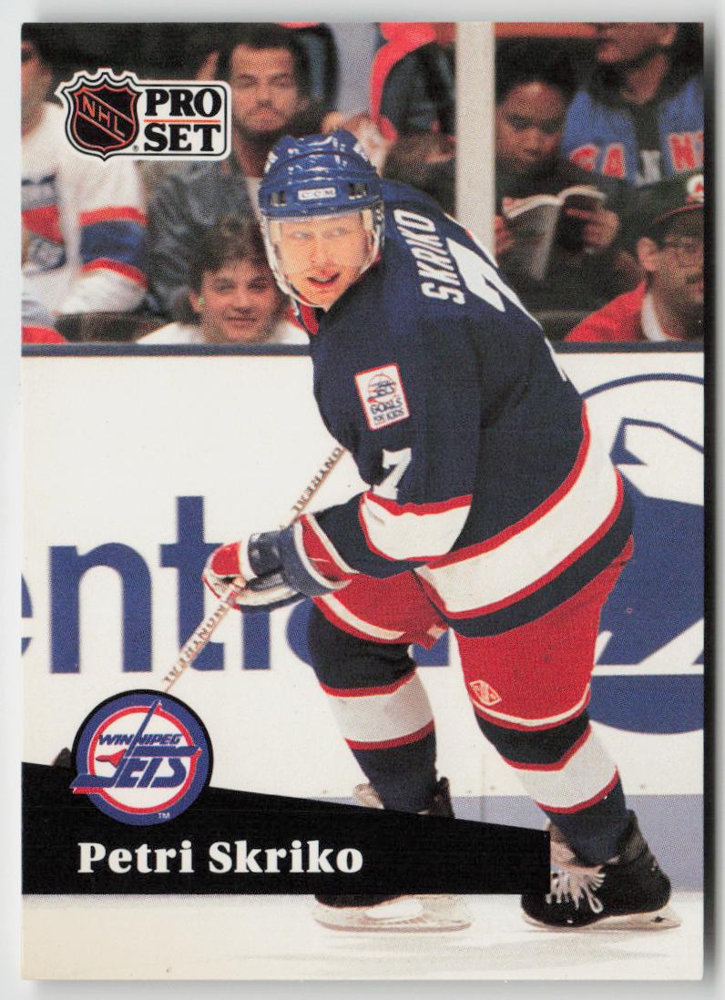 1991-92 Pro Set French #517 Petri Skriko