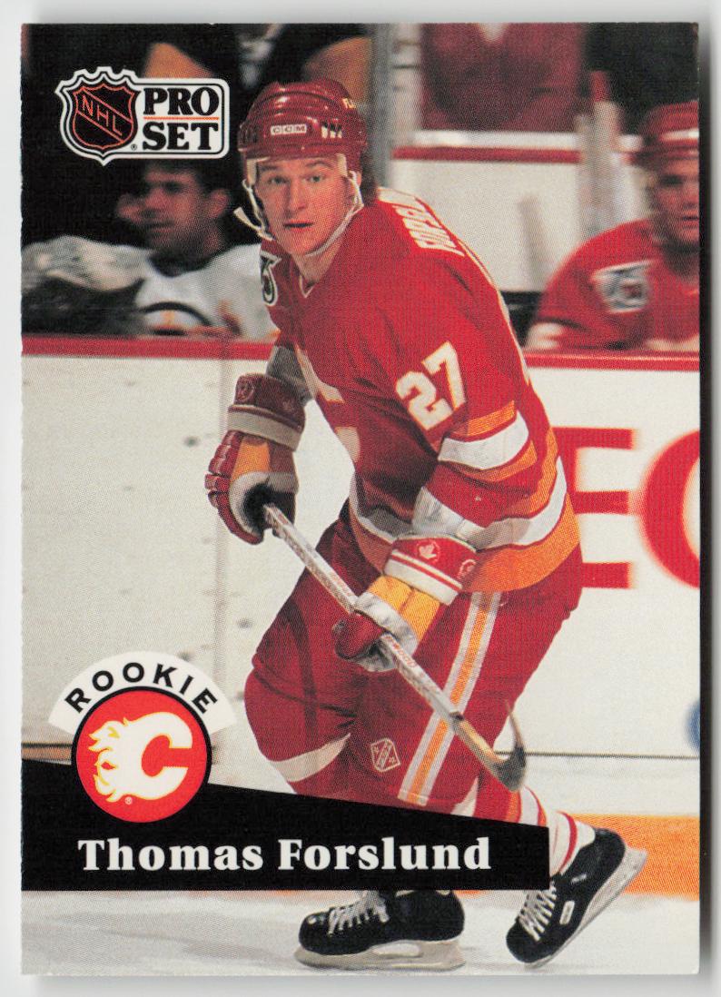 1991-92 Pro Set #527 Tomas Forslund