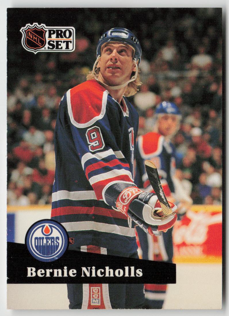1991-92 Pro Set #386 Bernie Nicholls