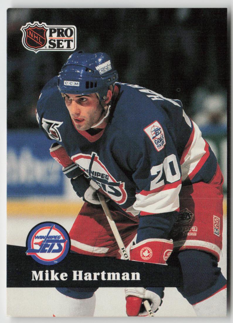 1991-92 Pro Set #519 Mike Hartman
