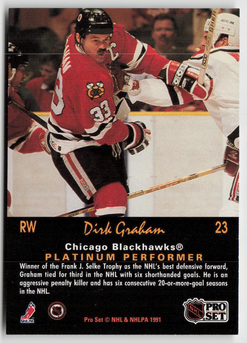1991-92 Pro Set Platinum #23 Dirk Graham