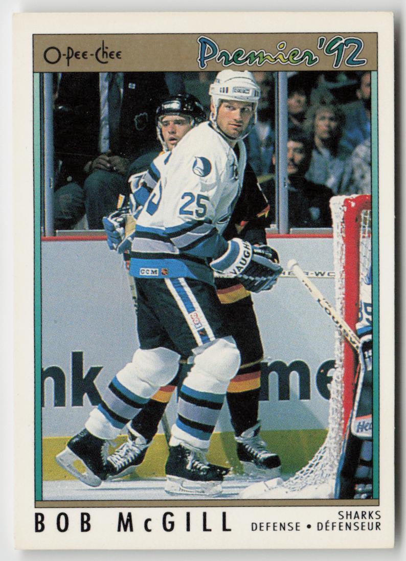 1991-92 O-Pee-Chee Premier #8 Bob McGill