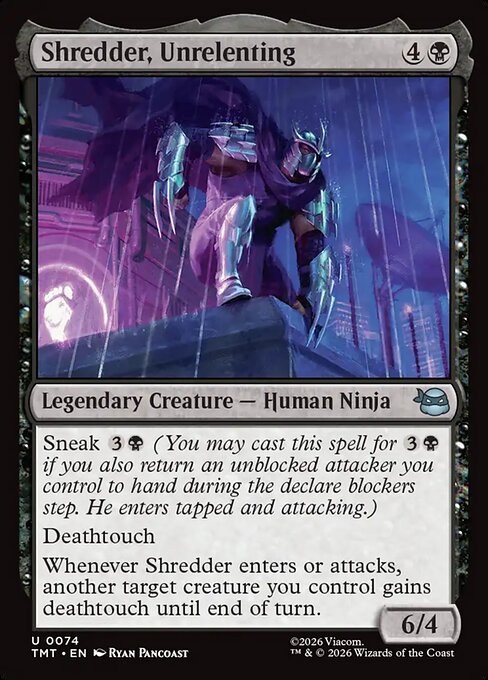 Shredder, Unrelenting (Foil)