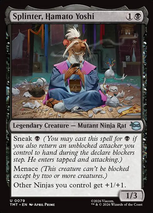 Splinter, Hamato Yoshi (Foil)