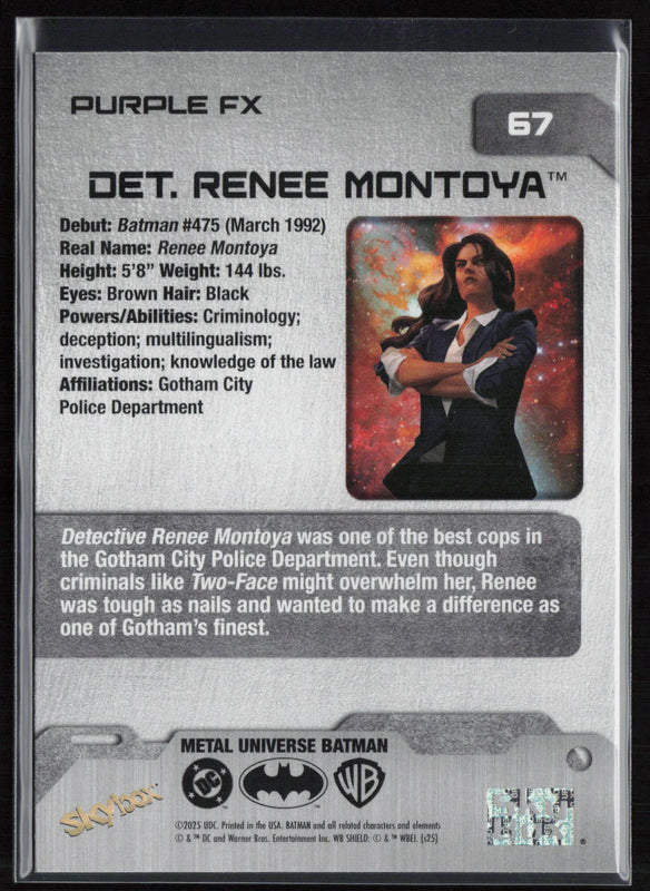 67 Det. Renee Montoya Purple FX