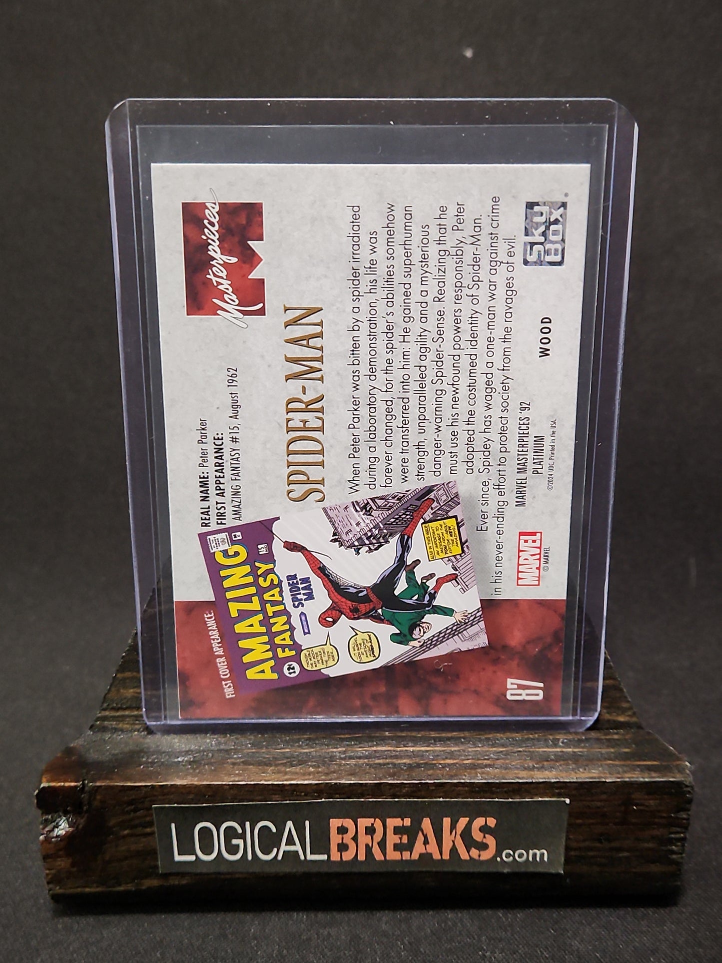 87 - Spider-Man Wood