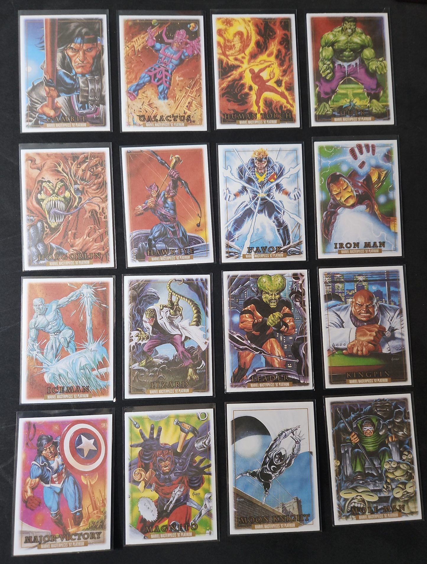 Masterpieces '92 Platinum - Canvas Cards